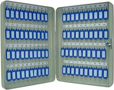 Q-CONNECT sleutelkast voor 80 sleutelhangers grijs