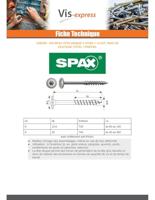 SPAX 0257000802805 Houtschroef 8 mm 280 mm T-STAR plus RVS A2 50 stuk(s) - thumbnail