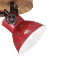 VidaXL Plafondlamp 25 w e27 50x50x25 cm verweerd rood - thumbnail