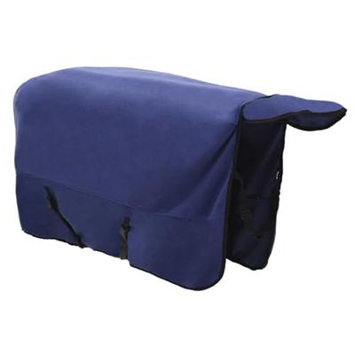 VidaXL Paardendeken marineblauw polyester