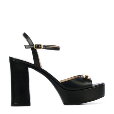 Unisa Vadilo leren sandalettes zwart Unisa Vadilo leren sandalettes zwart