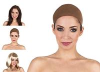 Haarkapje/Pruikenkapje Madelon bruin - thumbnail