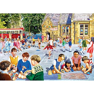 School Days Puzzel 4x 500 Stukjes