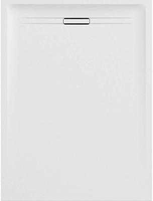 Douchevloer Sestra rechthoekig 90x100cm wit leisteen