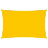 Zonnescherm rechthoekig 2x5 m oxford stof geel - thumbnail