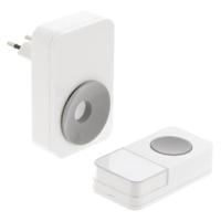 Witte draadloze deurbel met 36 melodieën, 150m bereik en 85dB... - thumbnail