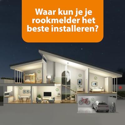 Smartwares FSM-11410 Rookmelder werkt op batterijen - thumbnail