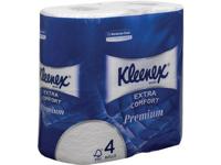 Kleenex toiletpapier Extra Comfort, 4-laags, 160 vel per rol, pak van 4 rollen - thumbnail