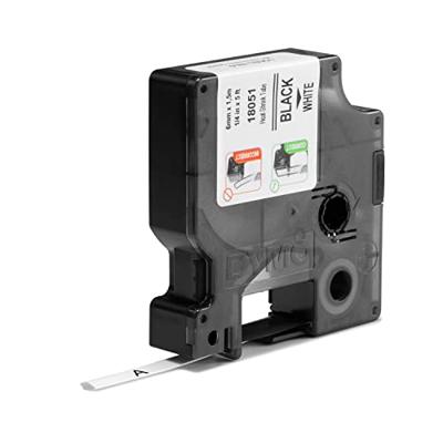 Gelamineerde Tape voor Labelmakers ID1-6 Dymo 18051 Wit