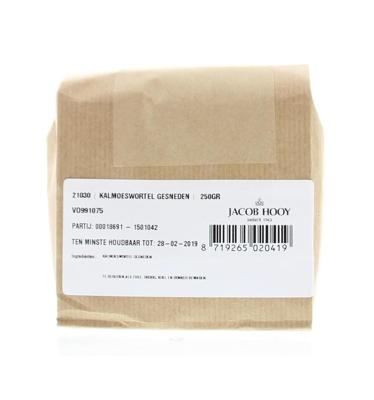 Jacob Hooy Kalmoeswortel ongeschild gesneden 250 Gram Jacob Hooy Kalmoeswortel ongeschild gesneden 250 Gram