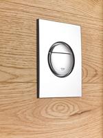 Grohe Bedieningsplaat Nova Cosmopolitan S WC DF 13x17,2 cm Chroom - thumbnail