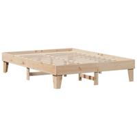 Bedframe zonder matras massief grenenhout 150x200 cm - thumbnail