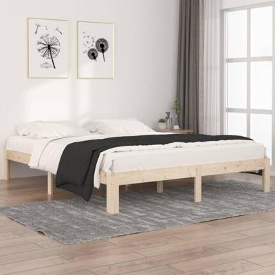 Bedframe massief grenenhout 160x200 cm
