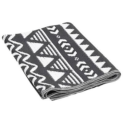 VidaXL Buitenkleed arakil 140x200 cm polypropeen zwart VidaXL Buitenkleed arakil 140x200 cm polypropeen zwart