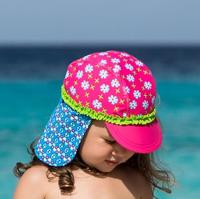 Playshoes zwemcap Bloemen Roze-53 cm - thumbnail