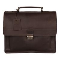 Burkely Vintage Scott Briefcase-Brown - thumbnail