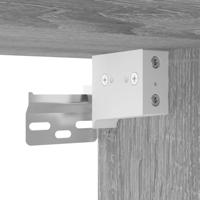 Nachtkastjes 2st wandgemonteerd 40x31x39,5cm grijs sonoma eiken - thumbnail