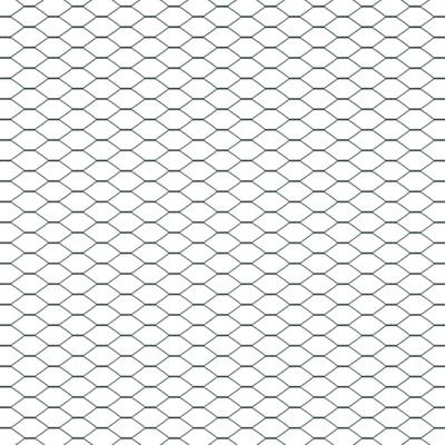 VidaXL Hexagon hek groen 1 x 10 m pvc