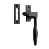 De Oude Deurklink Raamsluiting Klassiek ventilatiestand mat zwart rechts - thumbnail