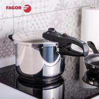 Snelkookpan Fagor DUO 6+4L RAPID Roestvrij staal 18/10 4 L 6 L - thumbnail