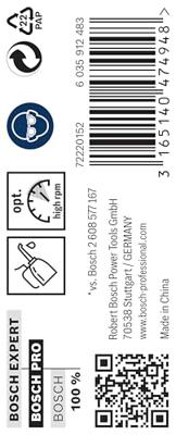 Bosch Accessoires Metaalboren HSS-G, Standard 4,7 x 47 x 80 mm 10st - 2608585489