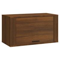 VidaXL Wandschoenenkast 70x35x38 cm massief grenenhout bruineiken - thumbnail