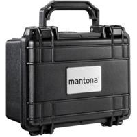 Mantona Outdoor fotokoffer S, waterdichte camerakoffer incl. op maat te snijden schuimrubberen inzetstukken, stofdicht en schokbestendig, ideaal voor GoPro en accessoires (21 x 16,7 x 9 cm) - thumbnail