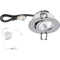 EVN PC20D61102 EVN Lichttechnik LED-inbouwlamp LED LED vast ingebouwd 6 W Chroom - thumbnail