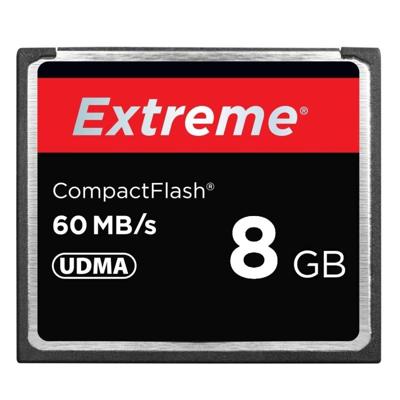 8 GB Extreme compacte flitskaart 400 X leessnelheid maximaal 60 MB/S (100% echte capaciteit)
