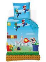 Super Mario Dekbedovertrek 140 x 200 cm - 70 x 90 cm - thumbnail