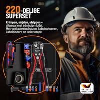 Draadstripper complete set met 220 stuks onderdelen - thumbnail