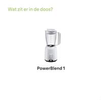 Braun JB1000WH PowerBlend Blender Wit - thumbnail