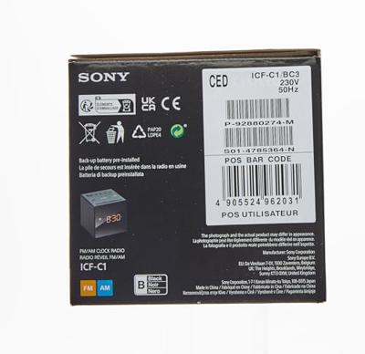 Sony ICF-C1B - Wekkerradio - Zwart