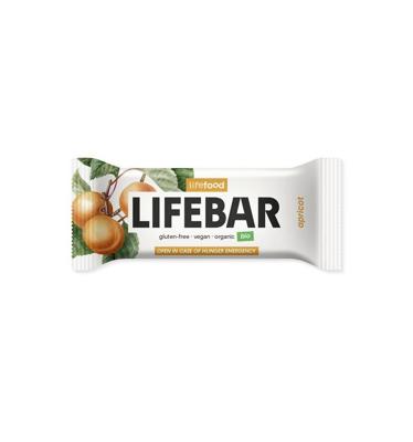 Lifefood Lifebar abrikoos bio raw 40 Gram