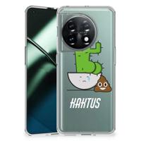 OnePlus 11 Telefoonhoesje met Naam Cactus Poo - thumbnail