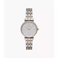 Emporio Armani Gianni T-Bar quartz zilveren wijzerplaat dameshorloge AR11293 - thumbnail