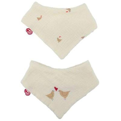 Verpakking van 2 bandana slabbetjes - DOMIVA - Maternity Love - Zacht en absorberend katoen - Verstelbare drukknopen Verpakking van 2 bandana slabbetjes - DOMIVA - Maternity Love - Zacht en absorberend katoen - Verstelbare drukknopen