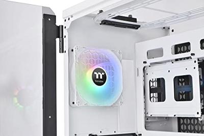 Thermaltake view 51 tg snow argb edition midi tower behuizing (wit | 4x usb-a | 1x usb-c | rgb | window)