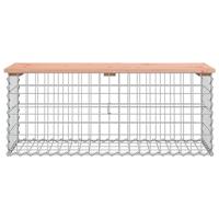 Tuinbank schanskorfontwerp 103x44x42 cm massief douglashout - thumbnail