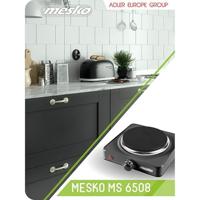 Mesko Home MS 6508 kookplaat Zwart Aanrecht Gesealde plaat 1 zone(s) - thumbnail