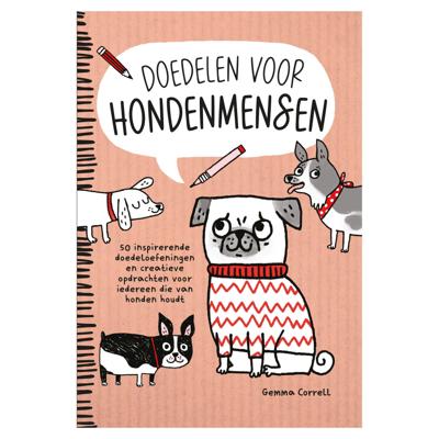 Kleurboek mus doedelen voor hondenmensen