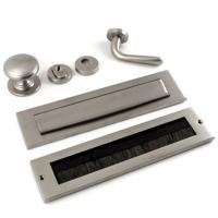 Hardbrass Voordeurset Pragma/Silvia compleet linkswijzend SKG3 met kerntrekbeveiliging - PVD Inox - thumbnail