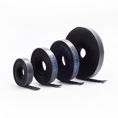 Vention KAABJ kabelbinder Haak & lus kabelbinder Nylon Zwart 1 stuk(s)