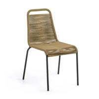 Kave Home Tuinstoel 'Lambton' kleur Bruin - thumbnail