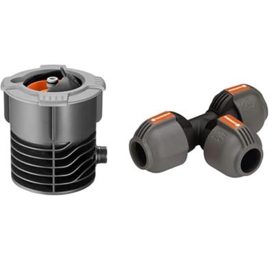 Gardena T-stuk 25mm voor Tuinirrigatie - Quick & Easy Installatie - Gereedschapsloze Aftakking - thumbnail