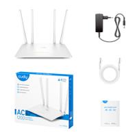 Cudy WR1200 AC1200 Dual Band WiFi-Router/Extender, WISP, 10/100Mbps LAN, 5 dBi-Antennes, VPN, Gast-WiFi, AP-Modus - thumbnail