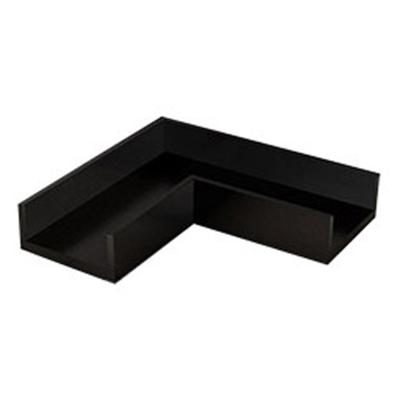 Horizon hoek-afdekkapje koppelset mat zwart