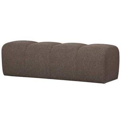 Woood Mojo eetkamerbank 164 cm bouclé Bruin Melange Woood Mojo eetkamerbank 164 cm bouclé Bruin Melange