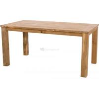 Tuintafel recycled teak met blokpoten 180 cm - thumbnail