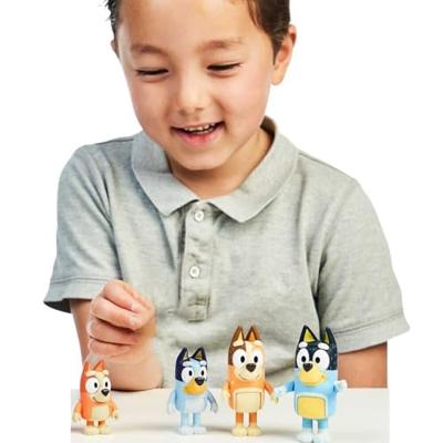 4 volledige Bluey Family Figures - Moose Toys - van 3 jaar oud - thumbnail